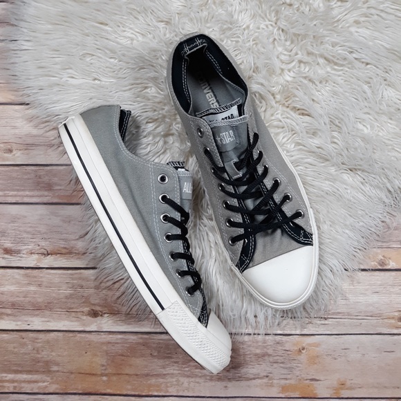 grey double tongue converse